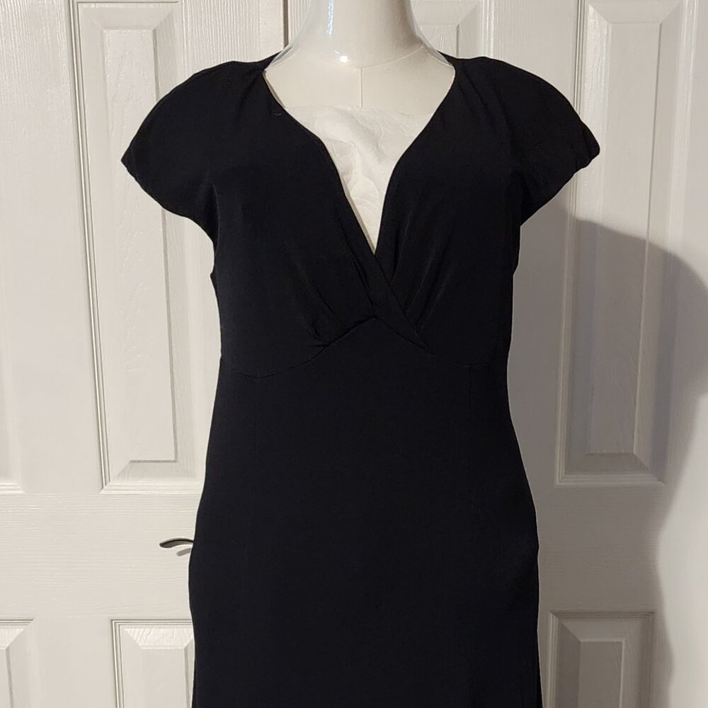 Black informal cocktail style dress